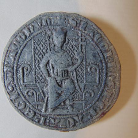 Adverso bula plomo Jaime II de Aragón (ACA61)