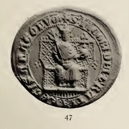 Bula de plomo de Jaime II, rey de Aragón impronta 47 Sagarra