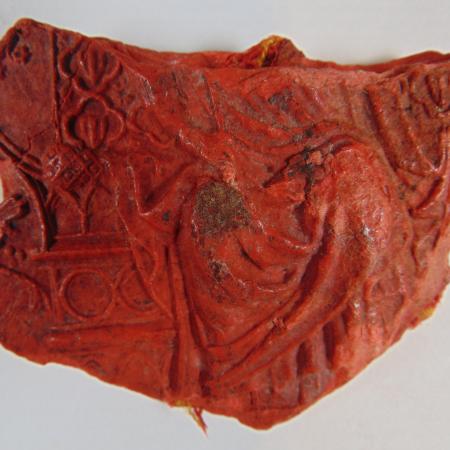 Sello mayor Jaime II ACA 49 adverso