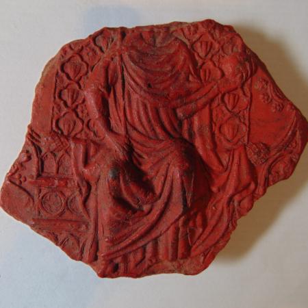 Sello mayor Jaime II ACA 51 adverso