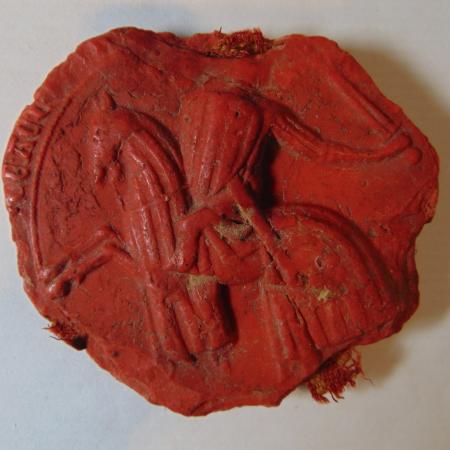 Sello menor Jaime II ACA 65 adverso