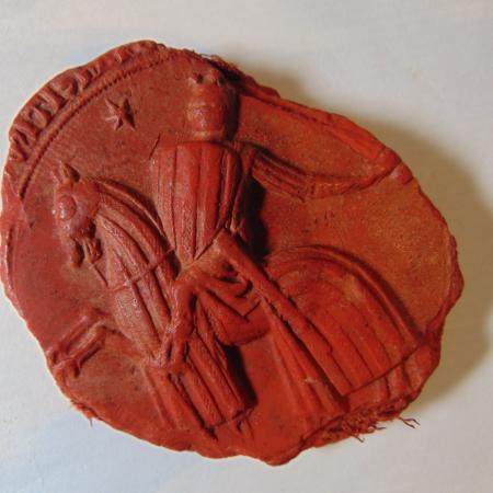 Sello menor Jaime II ACA 82 adverso